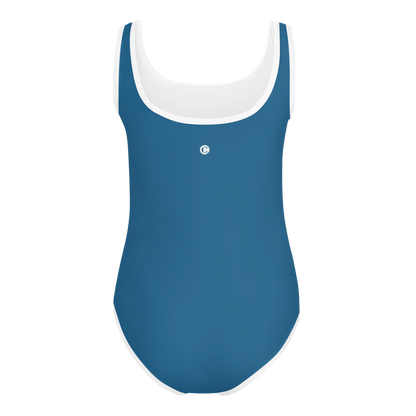 Michigan Upper Peninsula Toddler Swimsuit (w/ UP Outline) | Blueberry