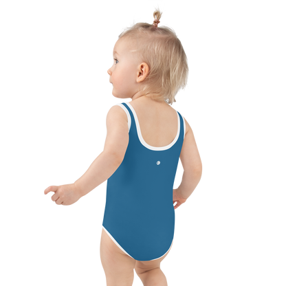 Michigan Upper Peninsula Toddler Swimsuit (w/ UP Outline) | Blueberry