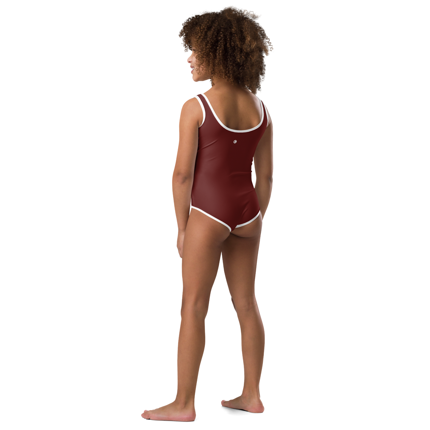 Michigan Upper Peninsula Toddler Swimsuit (w/ UP Outline) | Cherrywood