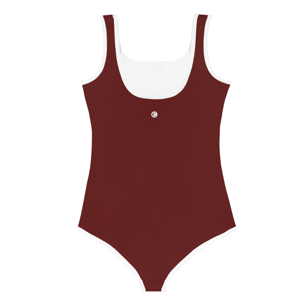 Michigan Upper Peninsula Toddler Swimsuit (w/ UP Outline) | Cherrywood