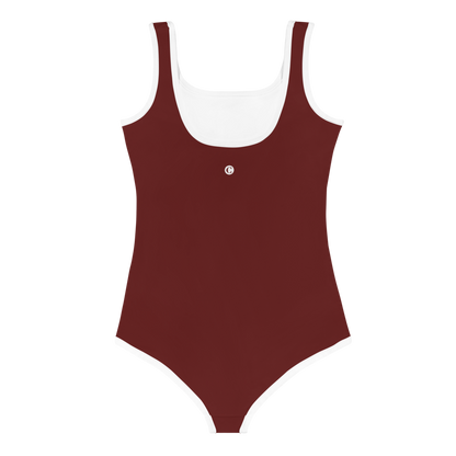 Michigan Upper Peninsula Toddler Swimsuit (w/ UP Outline) | Cherrywood