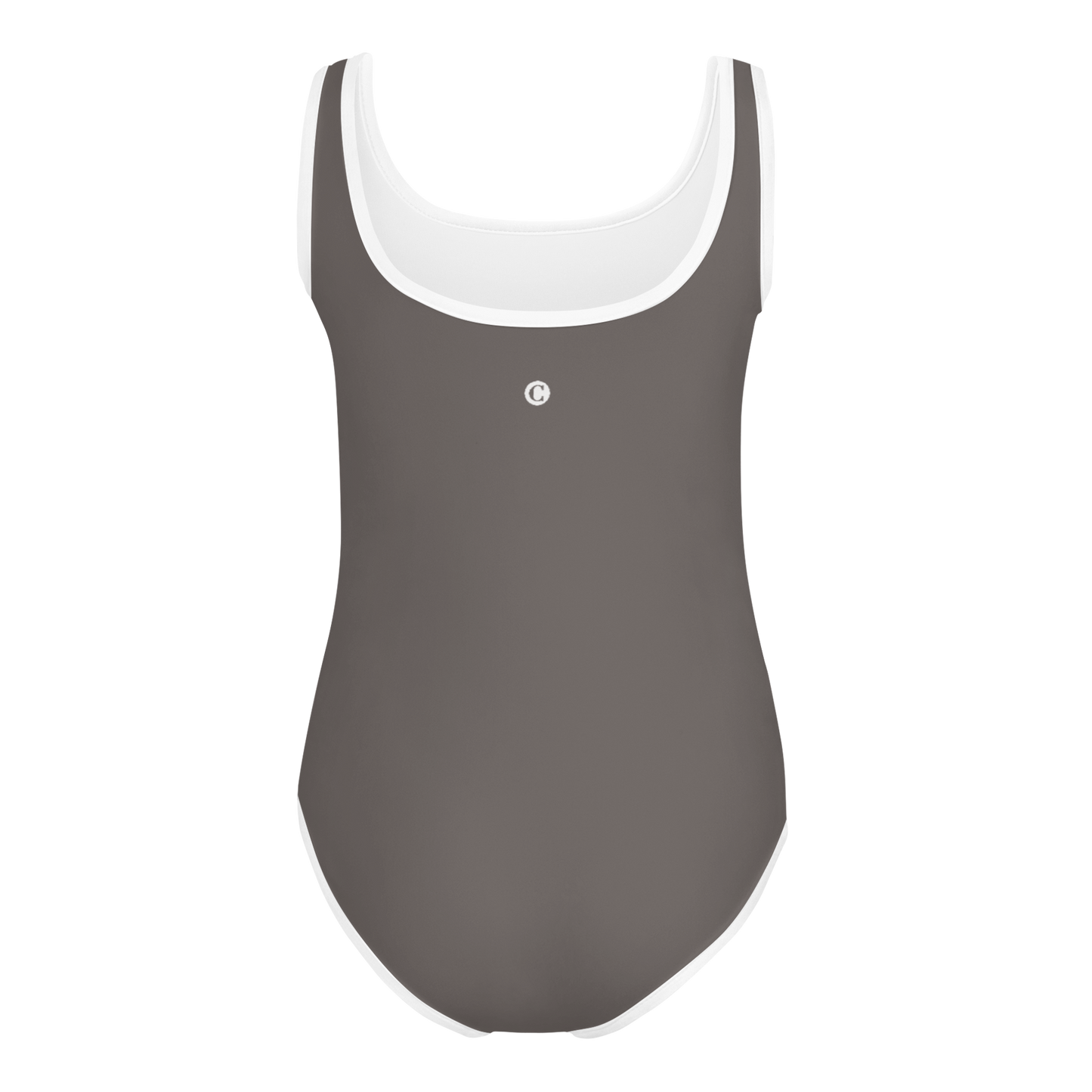 Michigan Upper Peninsula Toddler Swimsuit (w/ UP Outline) | Warren Tank Grey