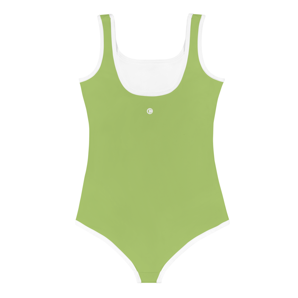 Michigan Upper Peninsula Toddler Swimsuit (w/ UP Outline) | Gooseberry Green