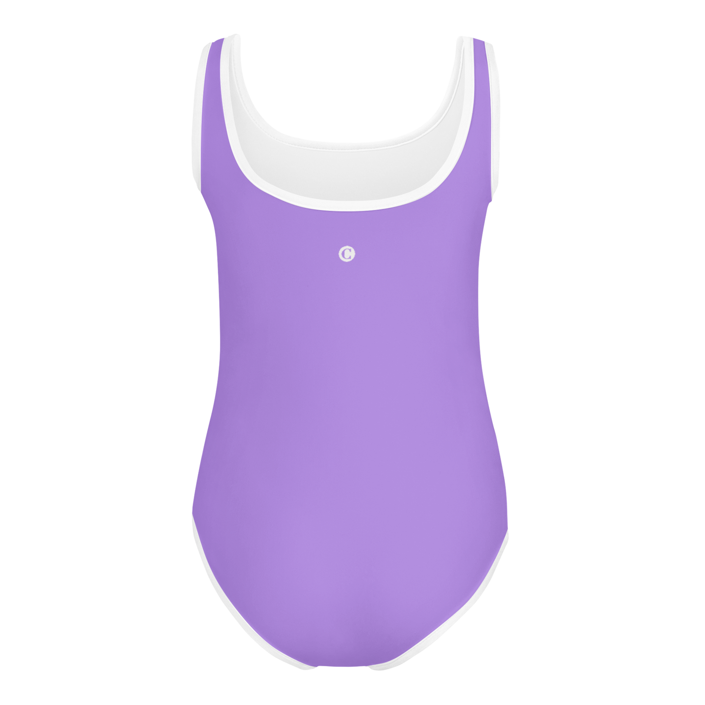 Michigan Upper Peninsula Toddler Swimsuit (w/ UP Outline) | Lavender