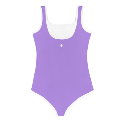 Michigan Upper Peninsula Toddler Swimsuit (w/ UP Outline) | Lavender