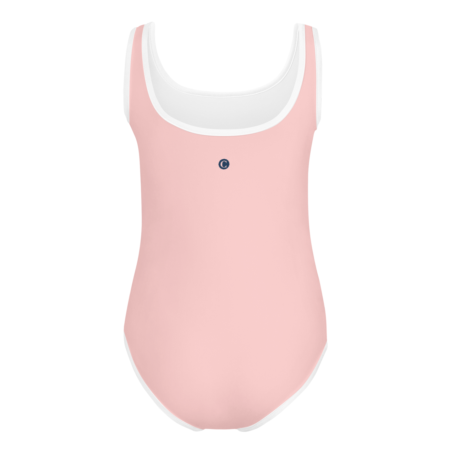 Michigan Upper Peninsula Toddler Swimsuit (w/ UP Outline) | Cosmos Pink