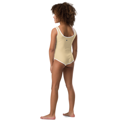 Michigan Upper Peninsula Toddler Swimsuit (w/ UP Outline) | Maple