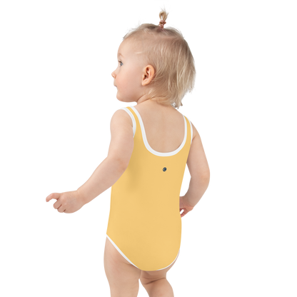 Michigan Upper Peninsula Toddler Swimsuit (w/ UP USA Flag) | Citrine