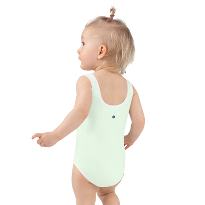 Michigan Upper Peninsula Toddler Swimsuit (w/ UP USA Flag) | Dew Green