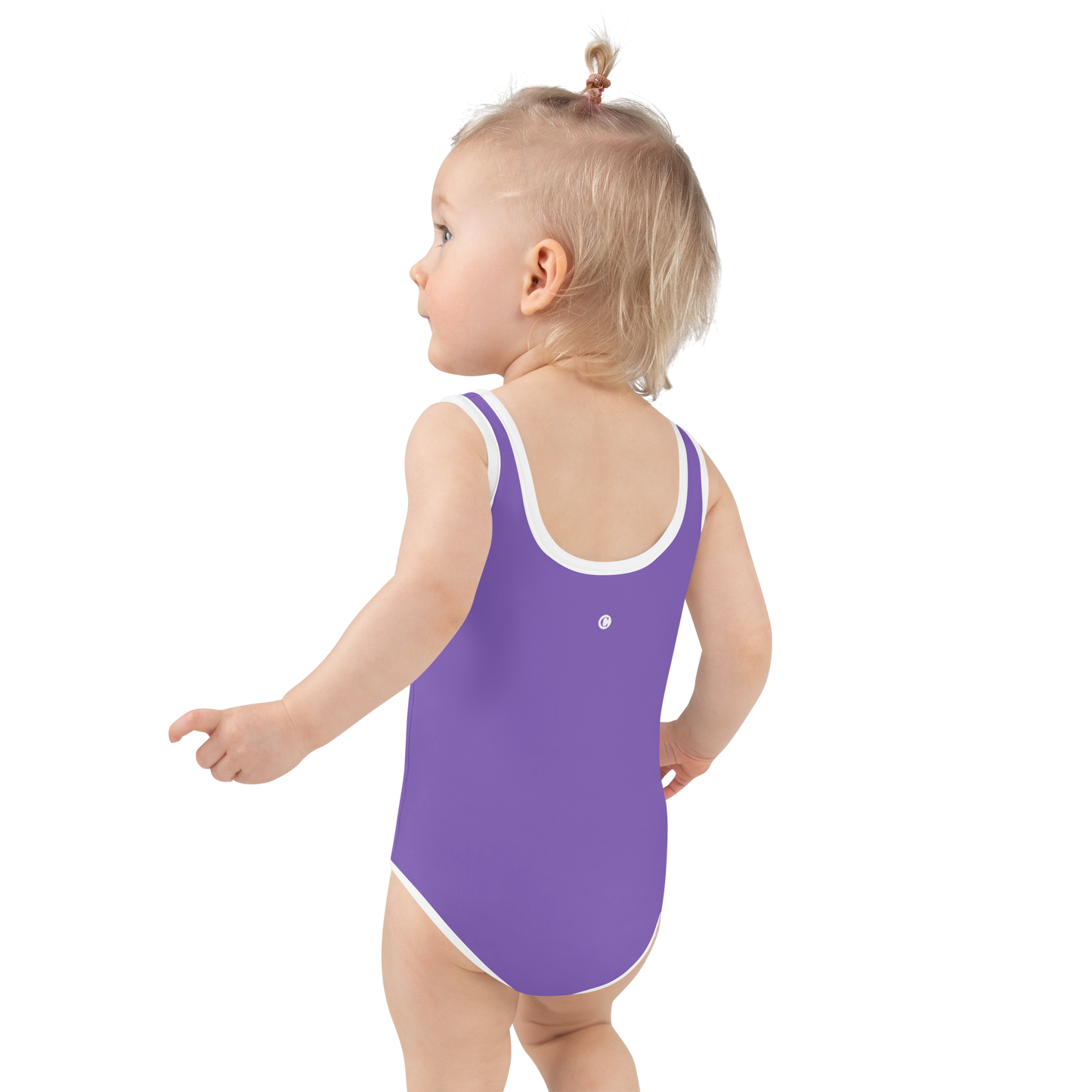 Michigan Upper Peninsula Toddler Swimsuit (w/ UP USA Flag) | Lake Iris