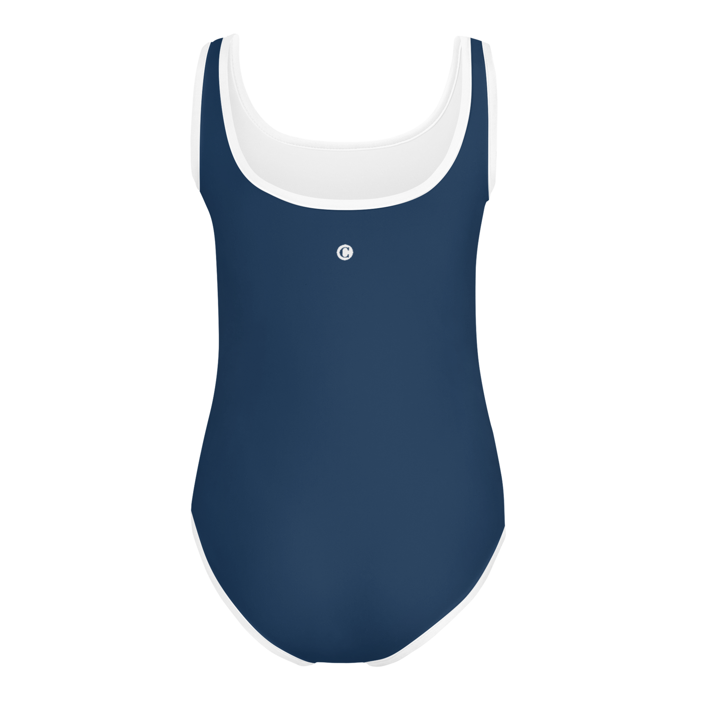 Michigan Upper Peninsula Toddler Swimsuit (w/ UP USA Flag) | Navy