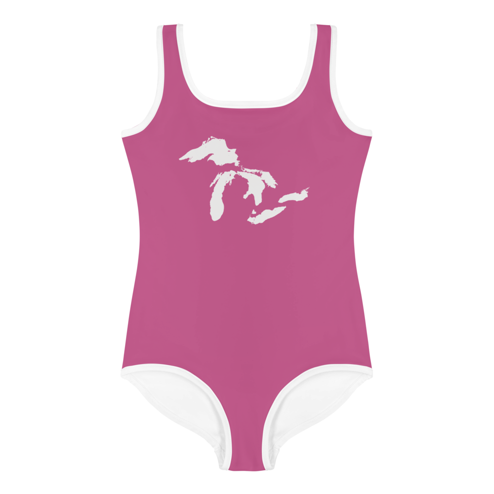 Great Lakes Toddler Swimsuit | Apple Blossom Pink