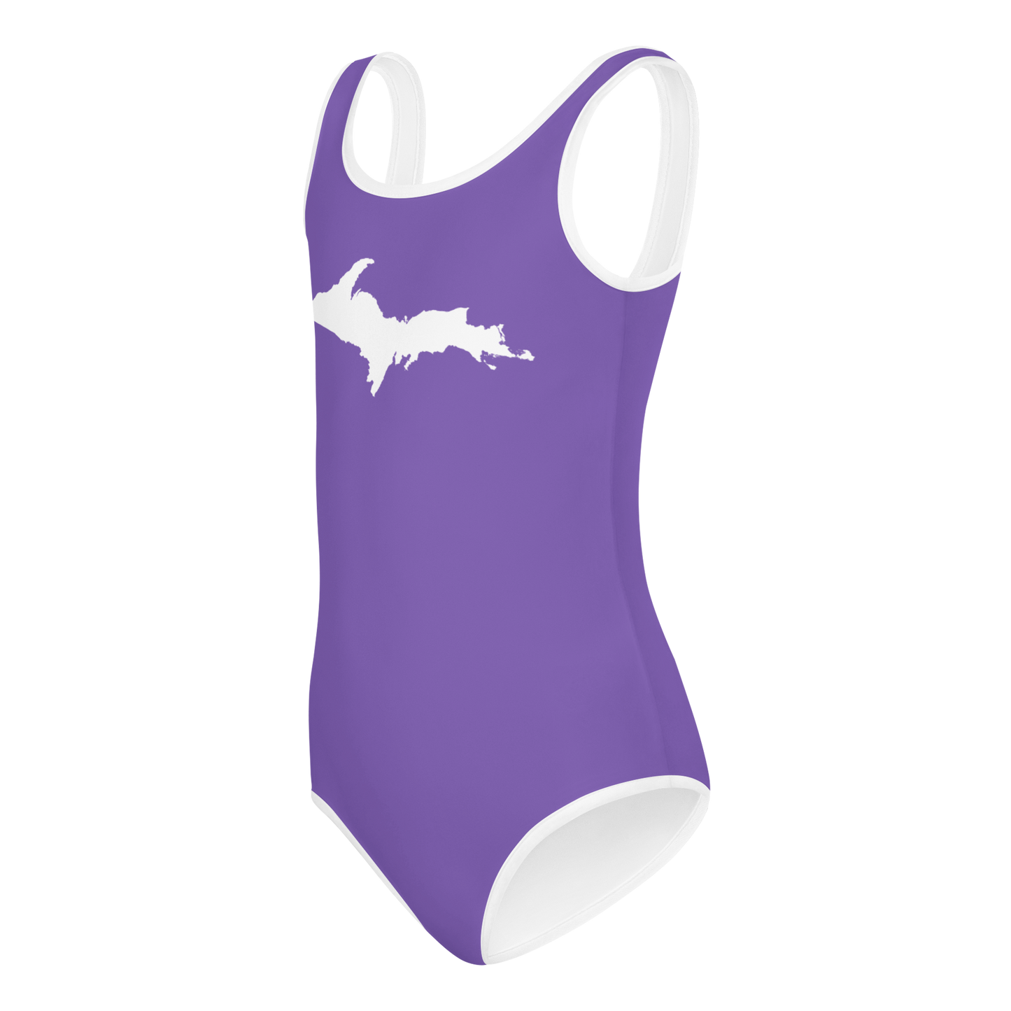 Michigan Upper Peninsula Toddler Swimsuit (w/ UP Outline) | Lake Iris