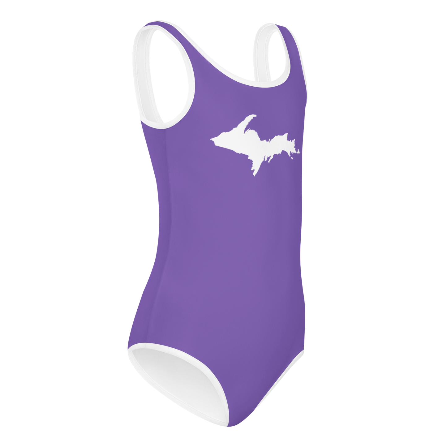 Michigan Upper Peninsula Toddler Swimsuit (w/ UP Outline) | Lake Iris