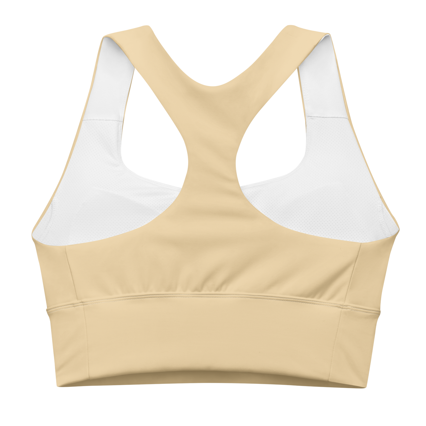 Michigan Upper Peninsula Longline Sports Bra (w/ UP USA Flag) | Maple Color