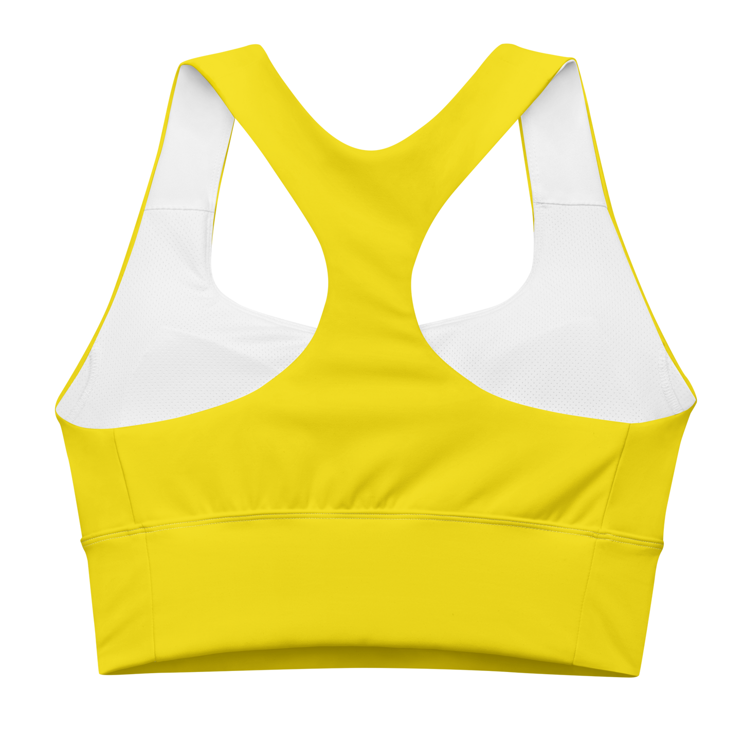 Michigan Upper Peninsula Longline Sports Bra (w/ UP USA Flag) | Gadsden Yellow