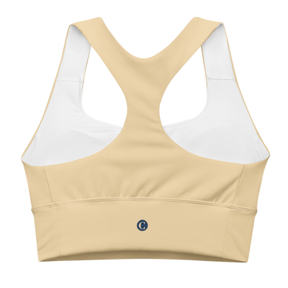 Michigan Upper Peninsula Longline Sports Bra (w/ UP Outline) | Maple