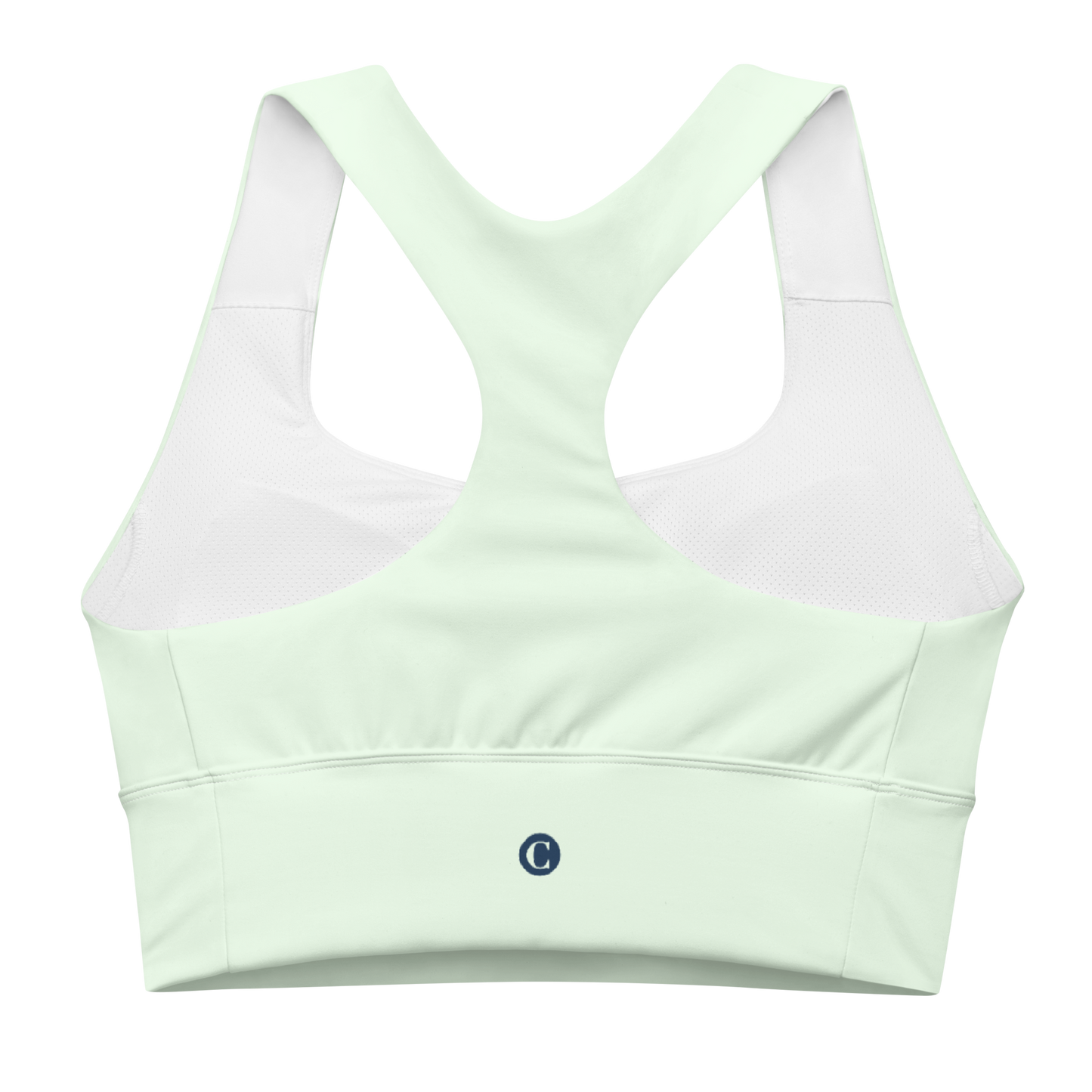 Michigan Upper Peninsula Longline Sports Bra (w/ UP Outline) | Dew Green