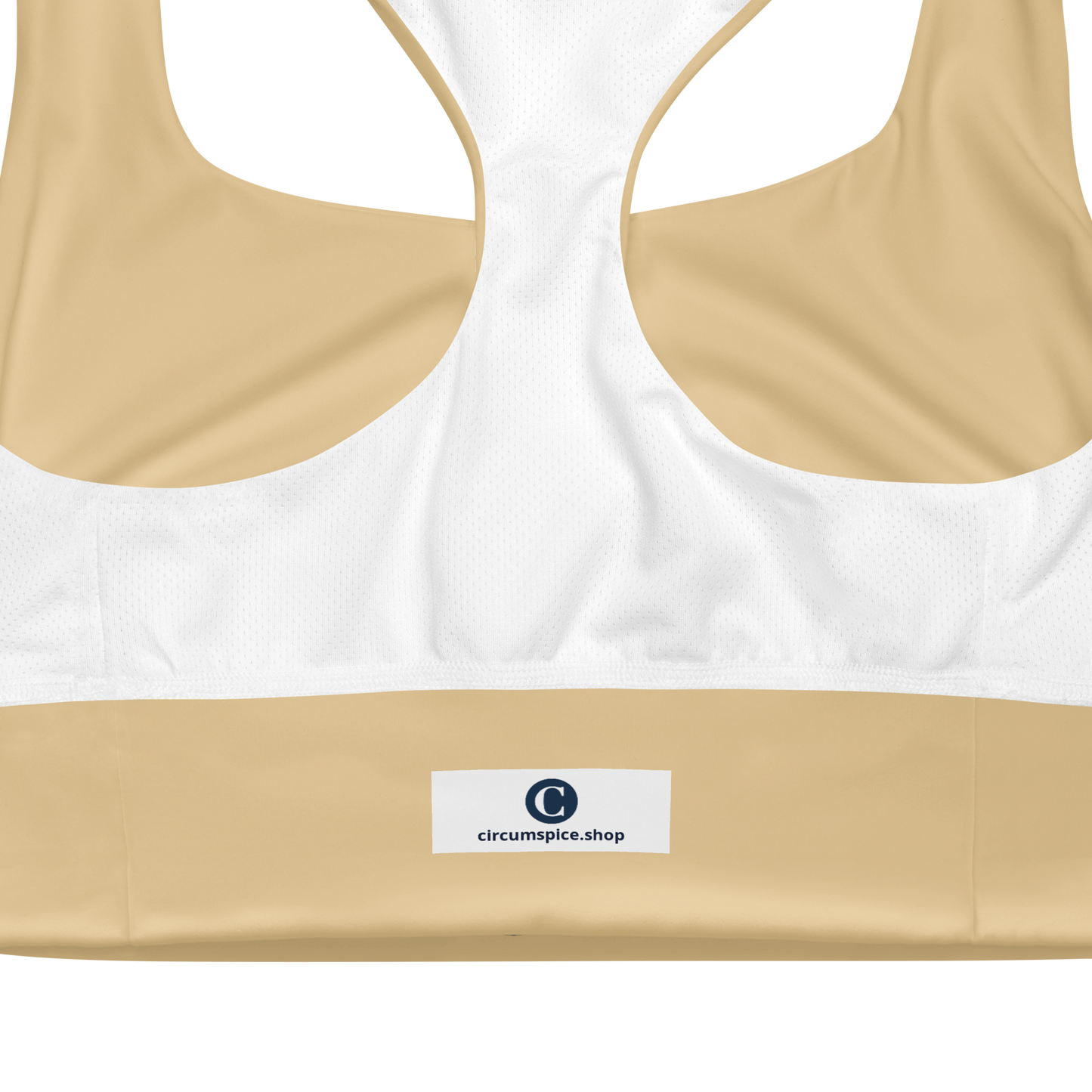 Michigan Upper Peninsula Longline Sports Bra (w/ UP Outline) | Maple