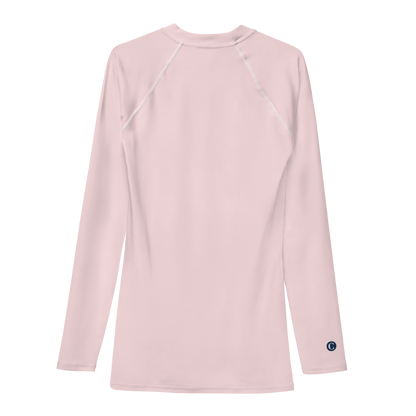 Michigan Upper Peninsula Rash Guard (w/ UP USA Flag) | Men's - Pale Pink