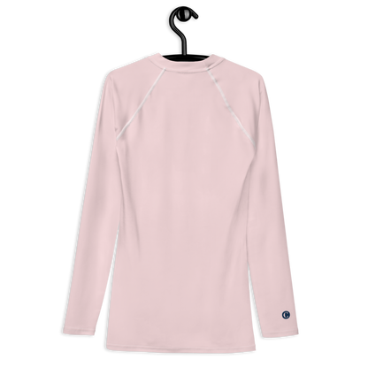 Michigan Upper Peninsula Rash Guard (w/ UP USA Flag) | Men's - Pale Pink