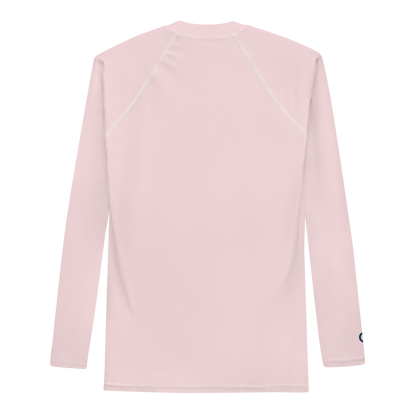 Michigan Upper Peninsula Rash Guard (w/ UP USA Flag) | Men's - Pale Pink