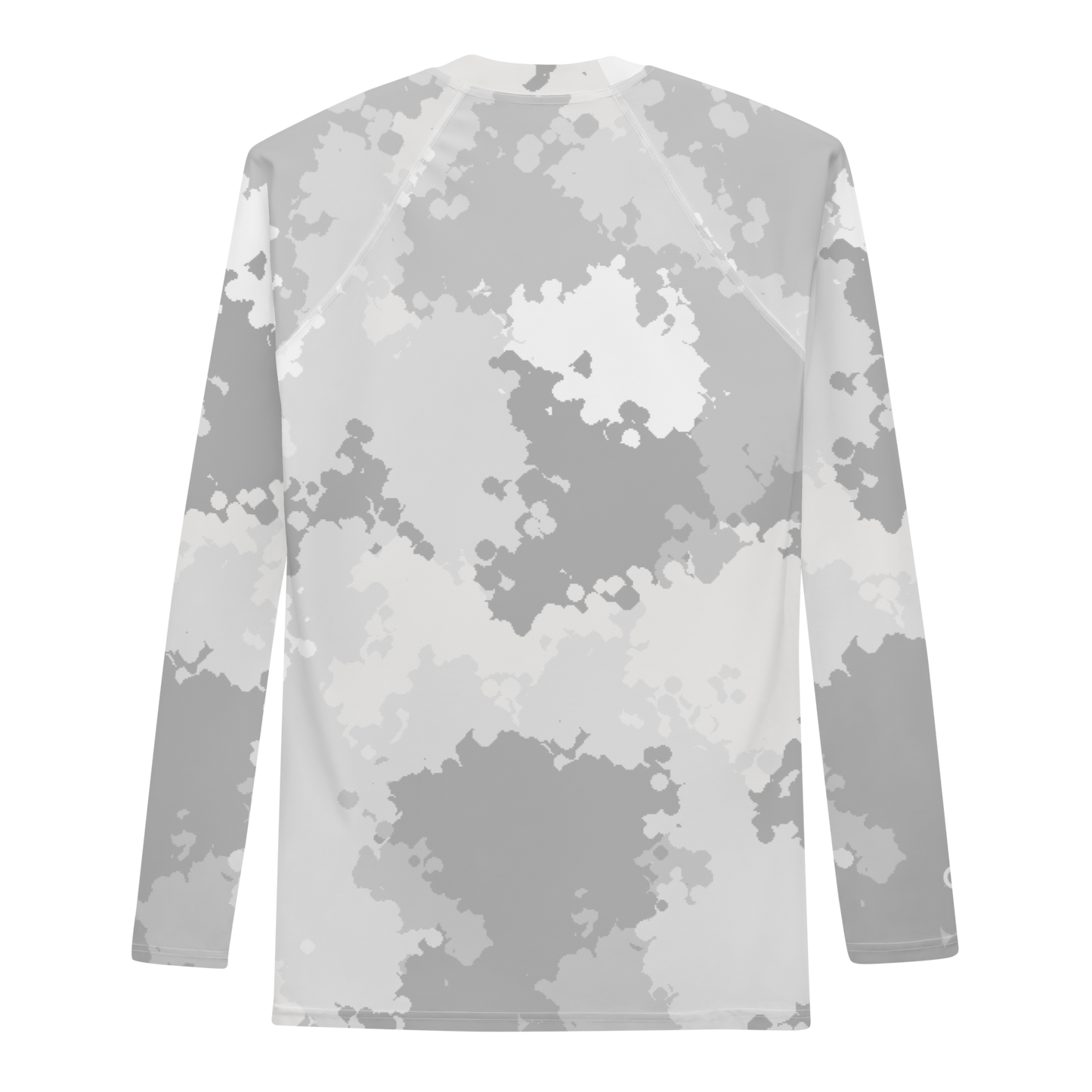 Michigan Upper Peninsula Rash Guard (w/ UP USA Flag) | Men's - Snow Camo