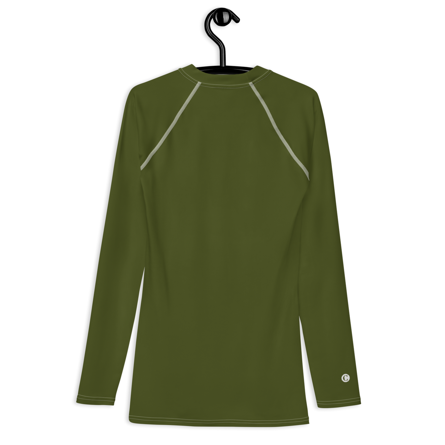 Michigan Upper Peninsula Rash Guard (w/ UP USA Flag) | Men's - Army Green