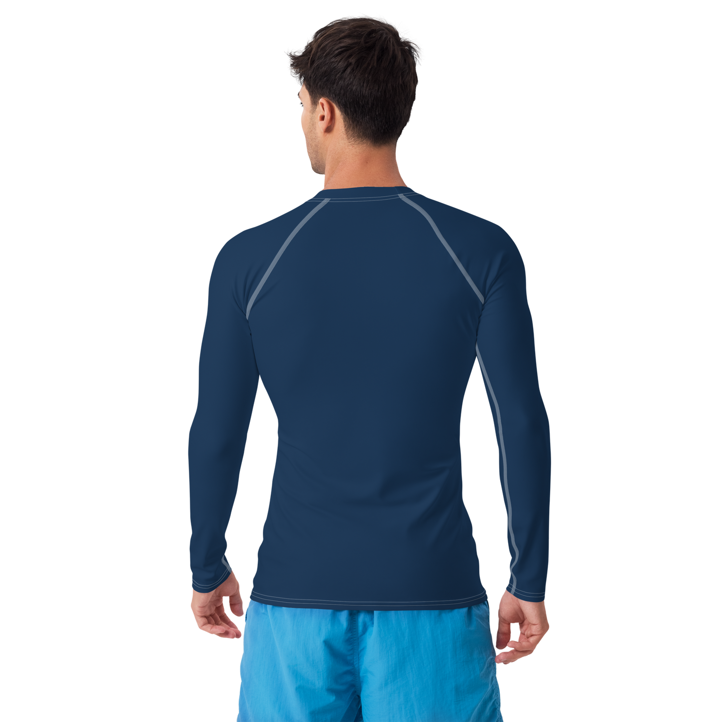 Michigan Upper Peninsula Rash Guard (w/ UP USA Flag) | Men's - Navy