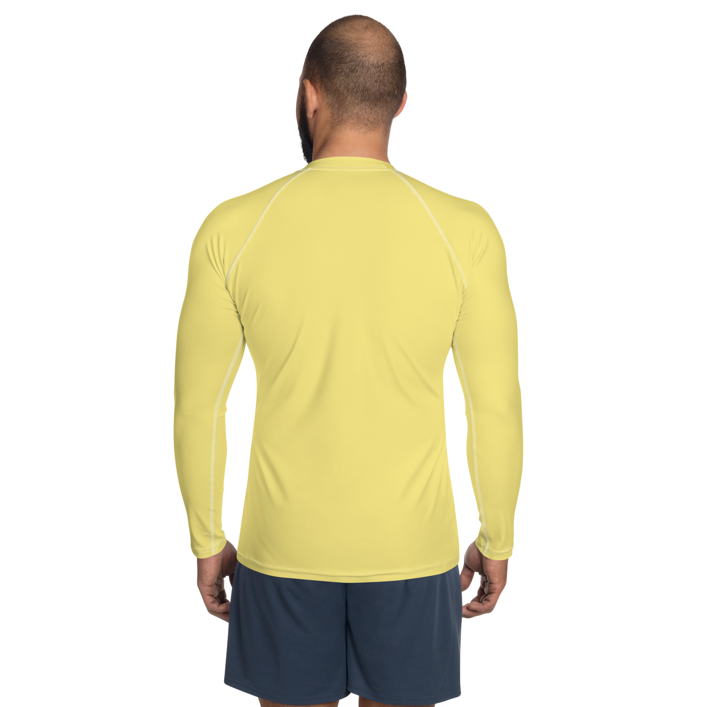 Michigan Upper Peninsula Rash Guard (w/ UP USA Flag) | Men's - Cherry Yellow