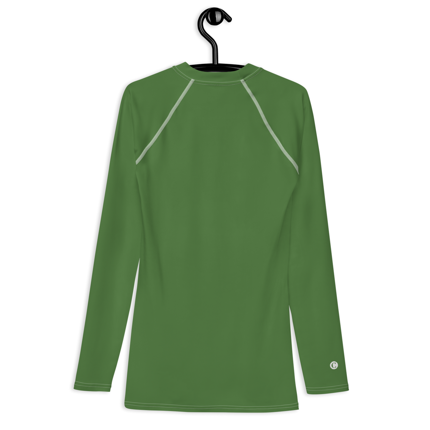 Michigan Upper Peninsula Rash Guard (w/ UP USA Flag) | Men's - Pine Green