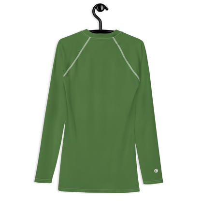 Michigan Upper Peninsula Rash Guard (w/ UP USA Flag) | Men's - Pine Green