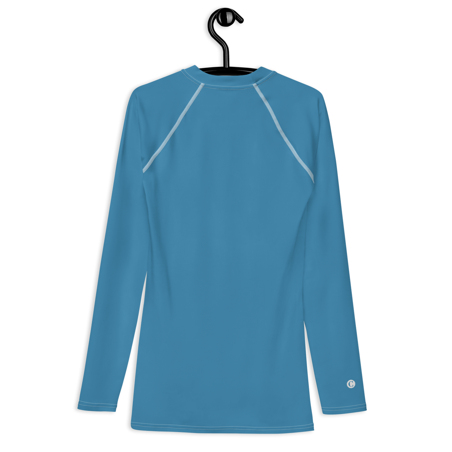 Michigan Upper Peninsula Rash Guard (w/ UP Outline) | Men's - Lake Michigan Blue