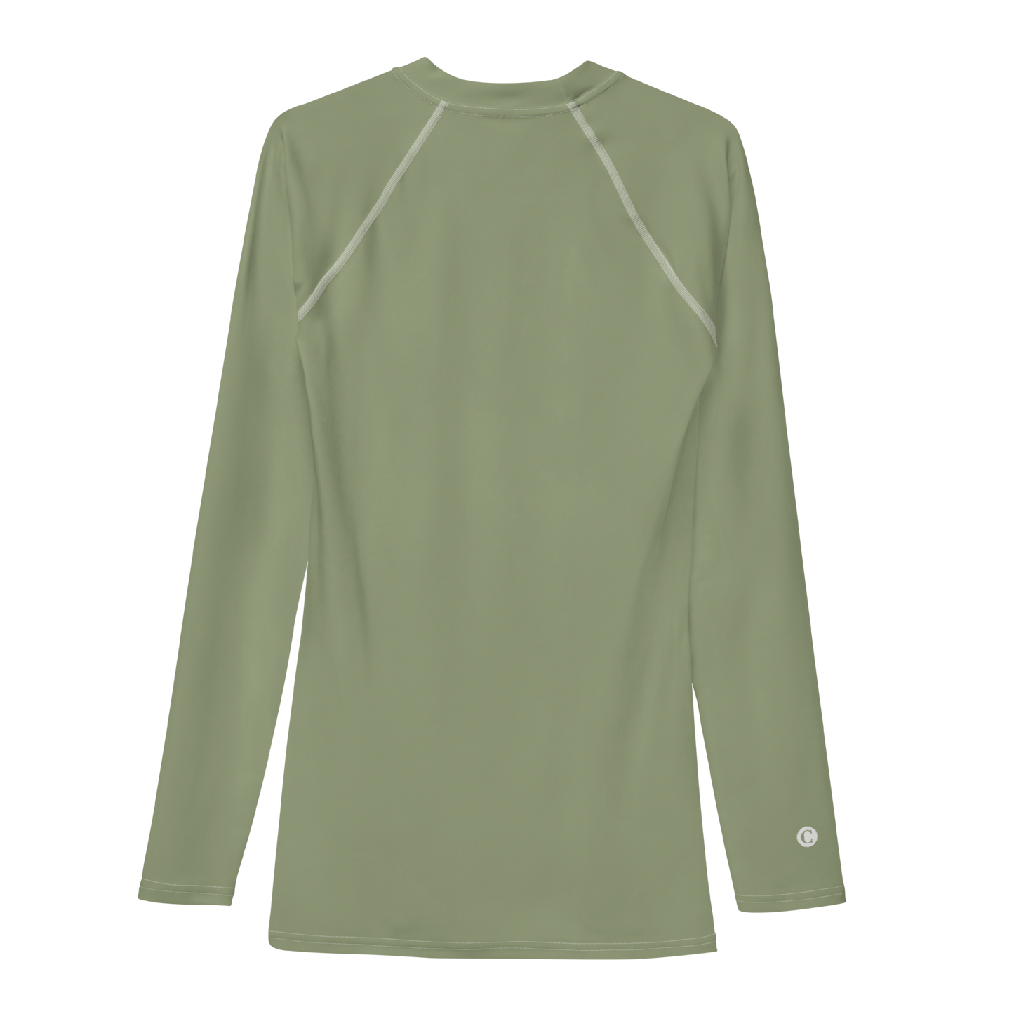 Michigan Upper Peninsula Rash Guard (w/ UP Outline) | Men's - Beachgrass Green