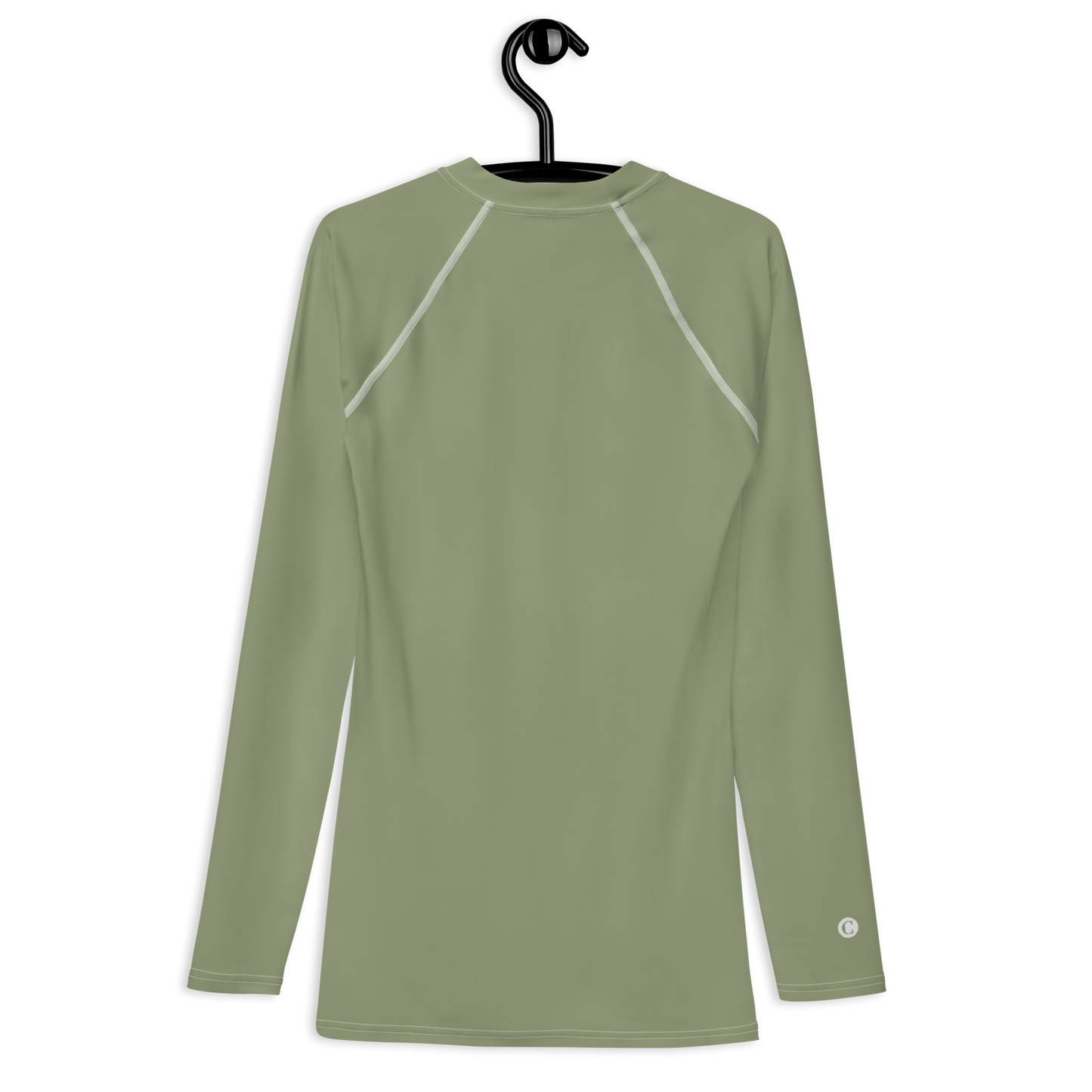 Michigan Upper Peninsula Rash Guard (w/ UP Outline) | Men's - Beachgrass Green