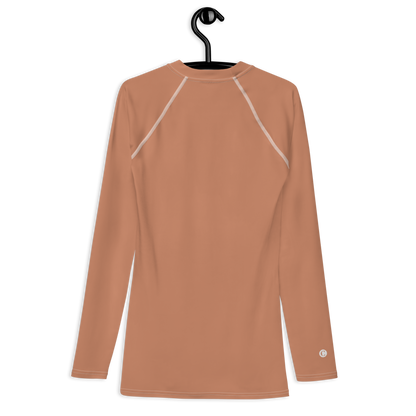 Michigan Upper Peninsula Rash Guard (w/ UP Outline) | Men's - Copper Color