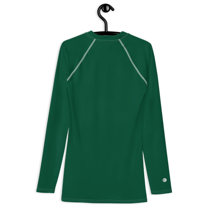 Michigan Upper Peninsula Rash Guard (w/ UP Outline) | Men's - Superior Green