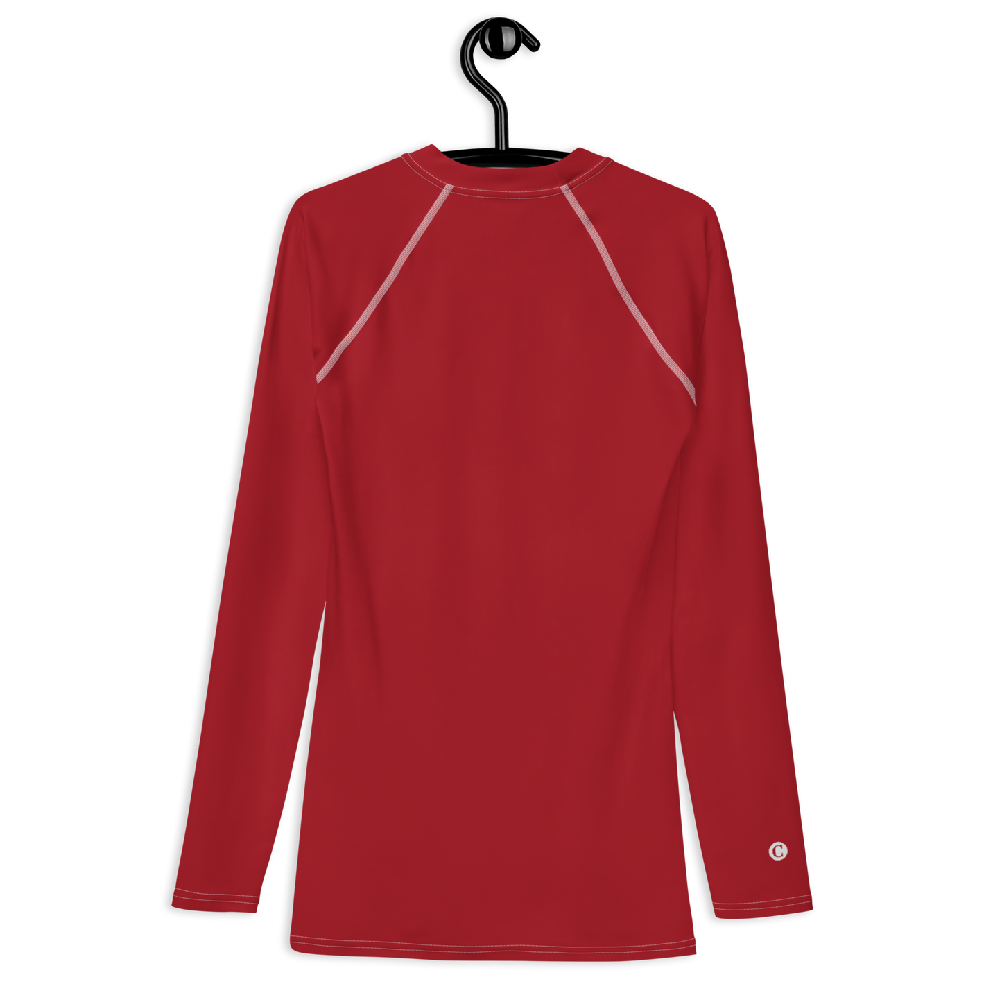 Michigan Upper Peninsula Rash Guard (w/ UP Outline) | Men's - Thimbleberry Red