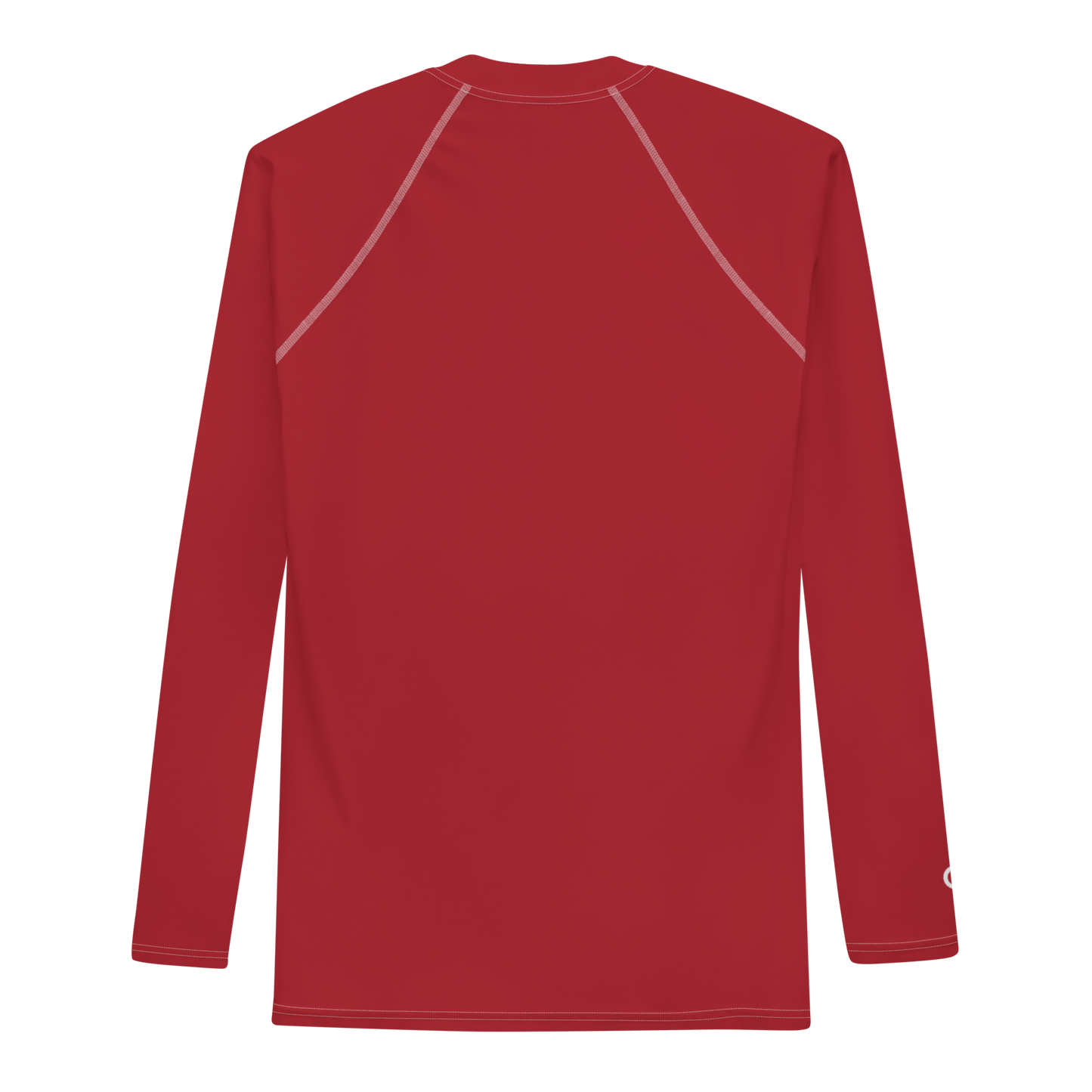 Michigan Upper Peninsula Rash Guard (w/ UP Outline) | Men's - Thimbleberry Red