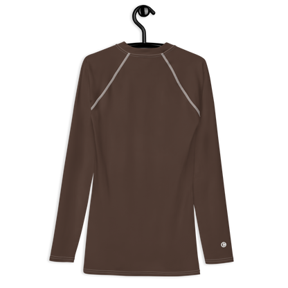 Michigan Upper Peninsula Rash Guard (w/ UP Outline) | Men's - Hickory Color