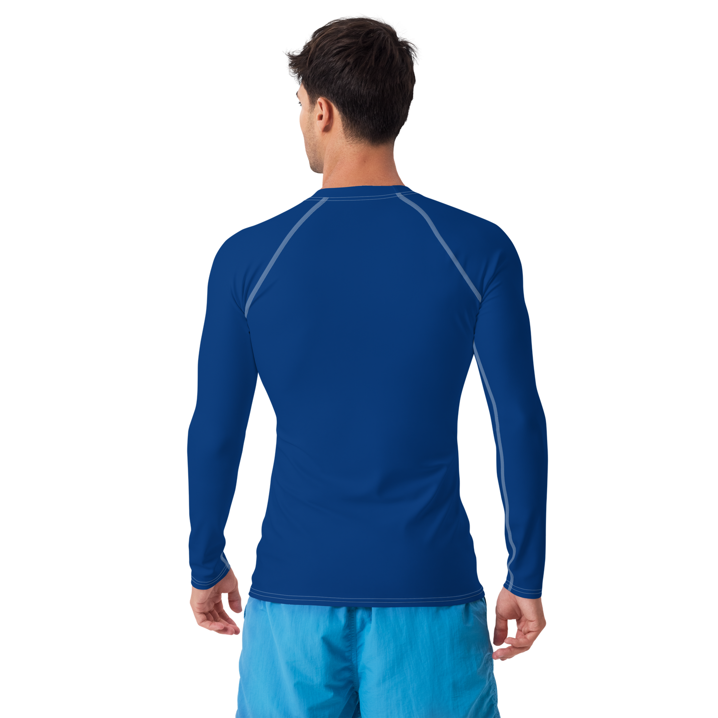 Michigan Upper Peninsula Rash Guard (w/ UP Outline) | Men's - Dearborn Blue