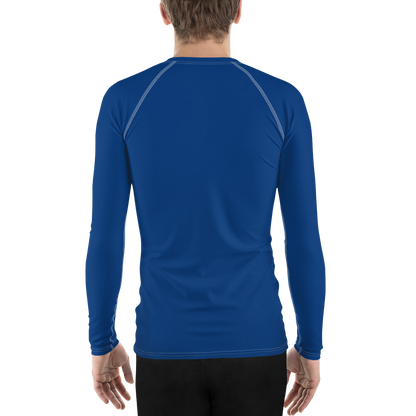 Michigan Upper Peninsula Rash Guard (w/ UP Outline) | Men's - Dearborn Blue