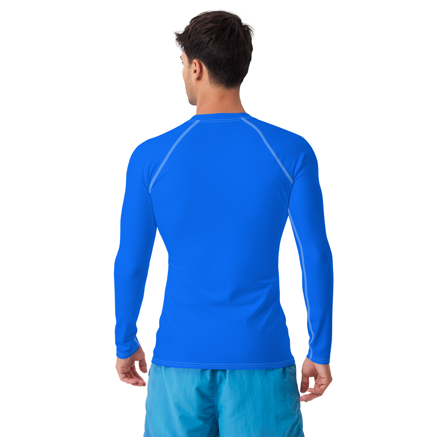 Michigan Upper Peninsula Rash Guard (w/ UP Outline) | Men's -  Motor Town Blue