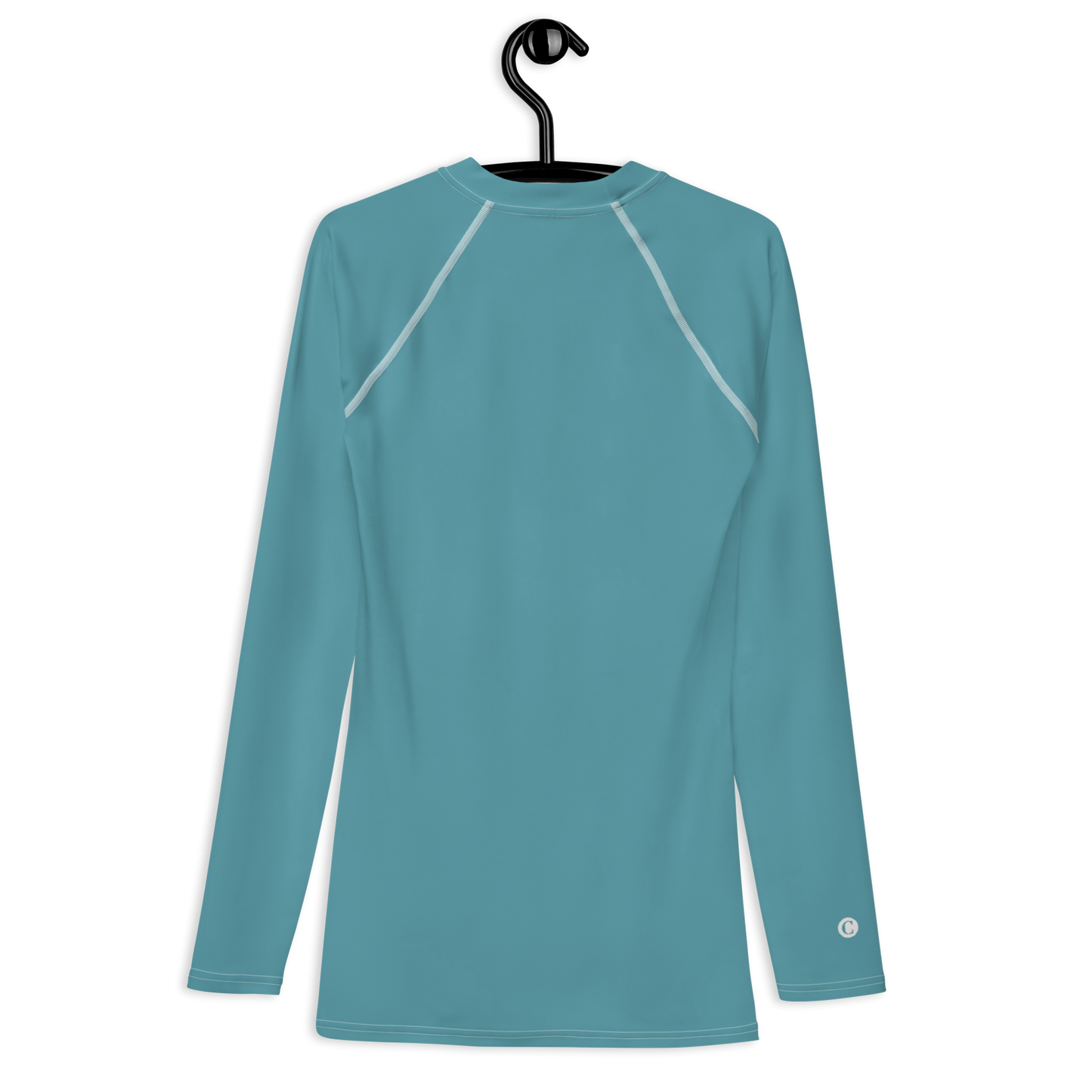 Michigan Upper Peninsula Rash Guard (w/ UP Outline) | Men's - Lake Huron Blue