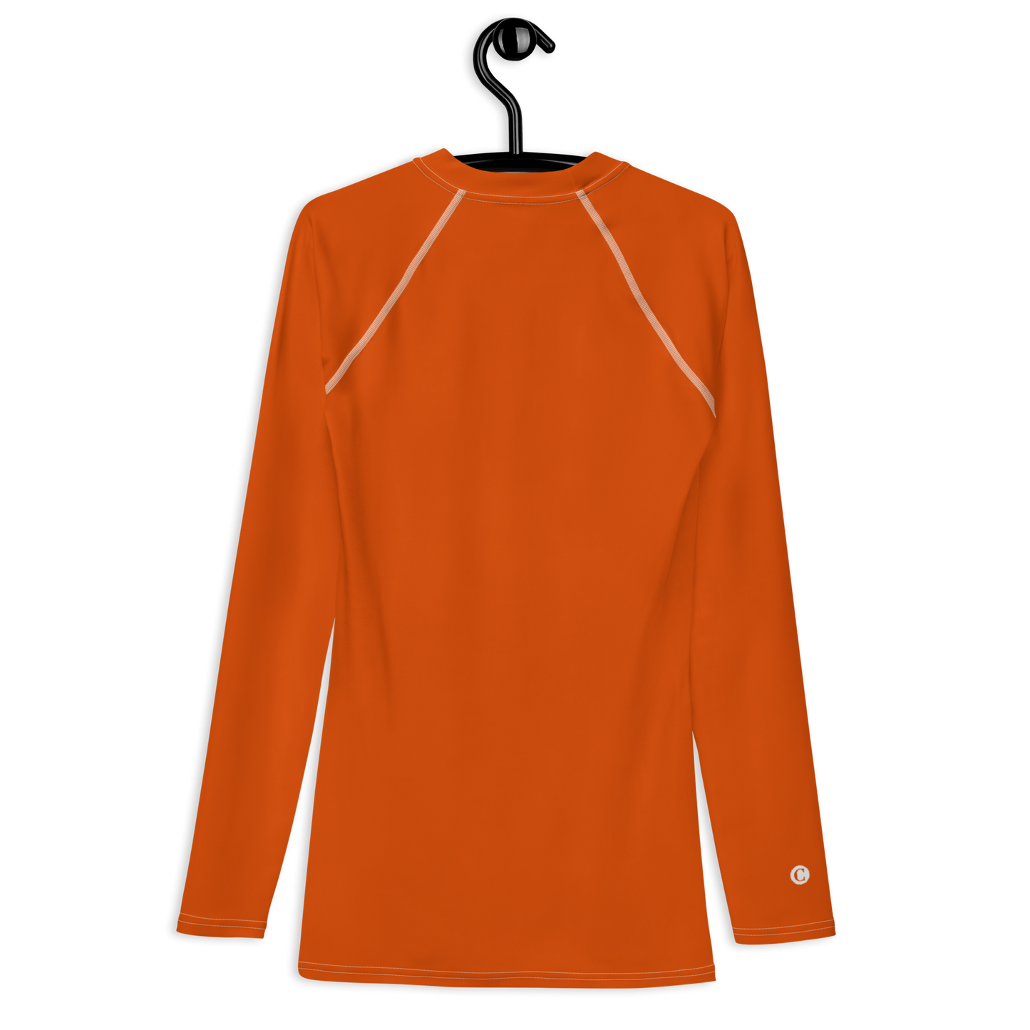 Michigan Upper Peninsula Rash Guard (w/ UP Outline) | Men's - Maple Leaf Orange