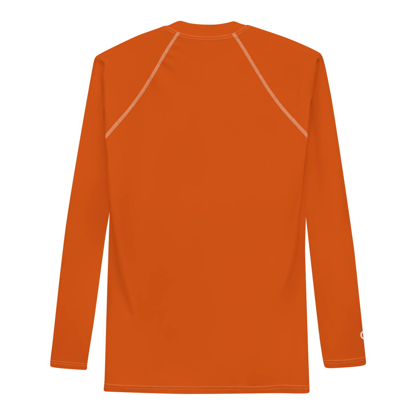 Michigan Upper Peninsula Rash Guard (w/ UP Outline) | Men's - Maple Leaf Orange