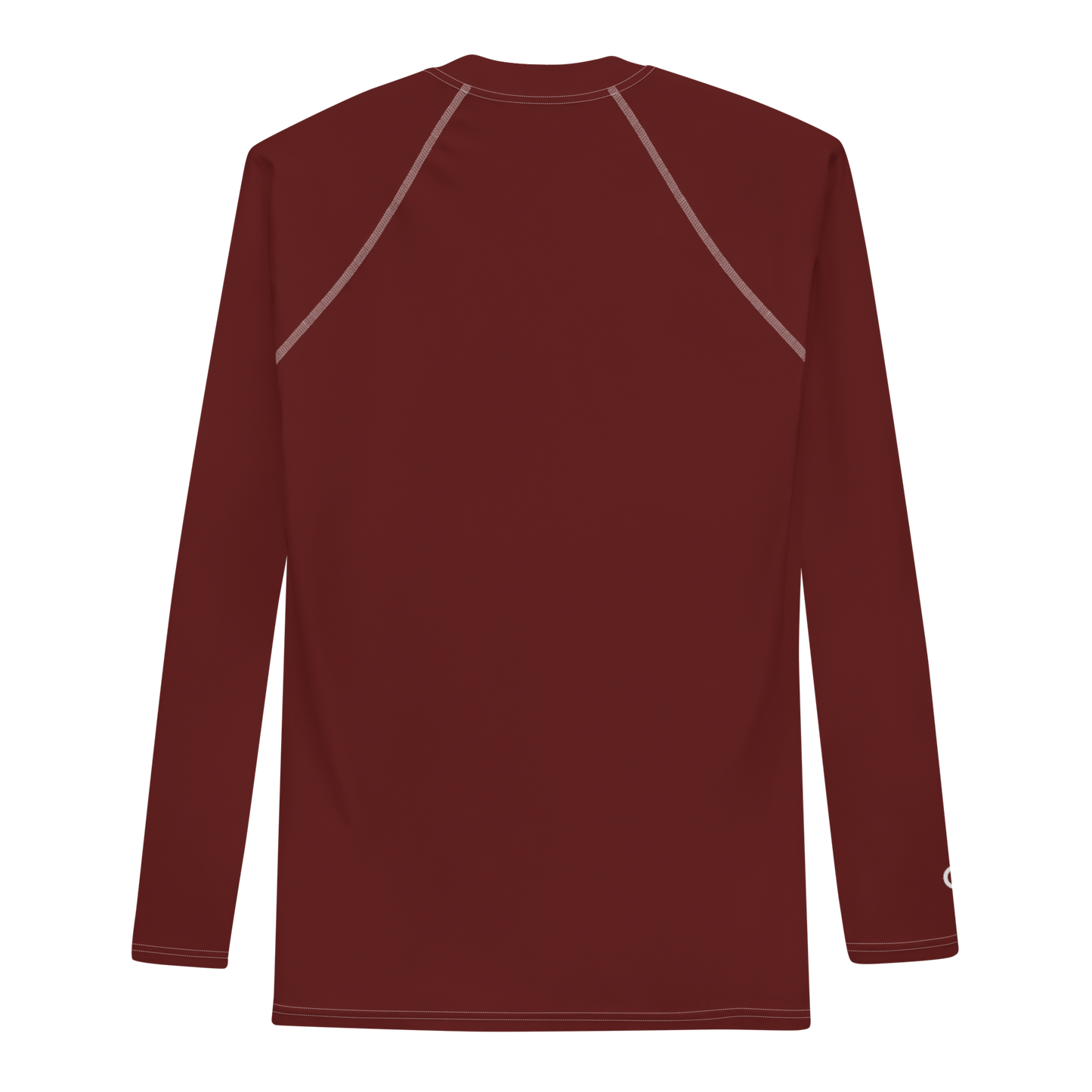 Michigan Upper Peninsula Rash Guard (w/ UP Outline) | Men's - Cherrywood Color