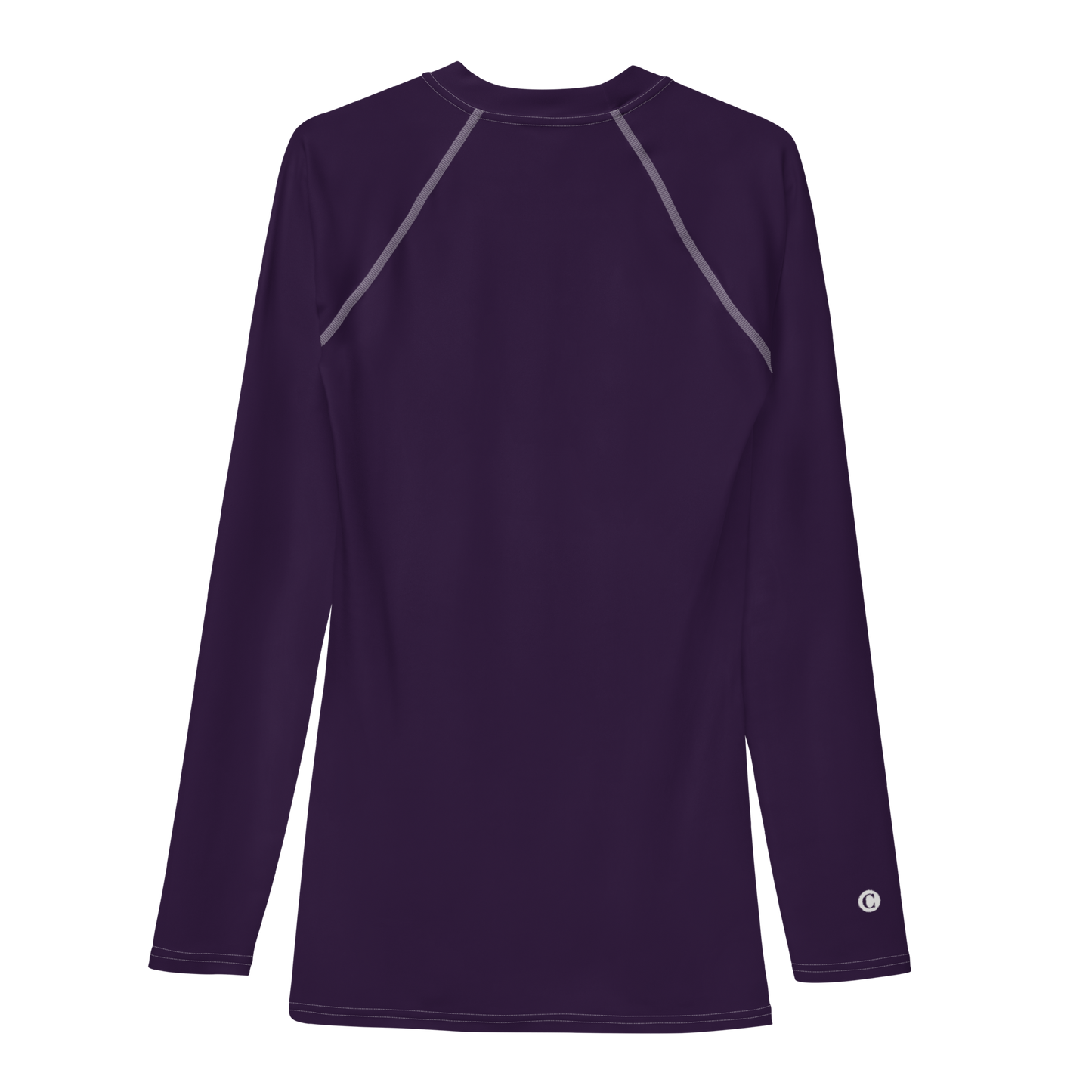 Michigan Upper Peninsula Rash Guard (w/ UP Outline) | Men's - Blackcurrant