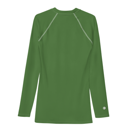 Michigan Upper Peninsula Rash Guard (w/ UP Outline) | Men's - Pine Green