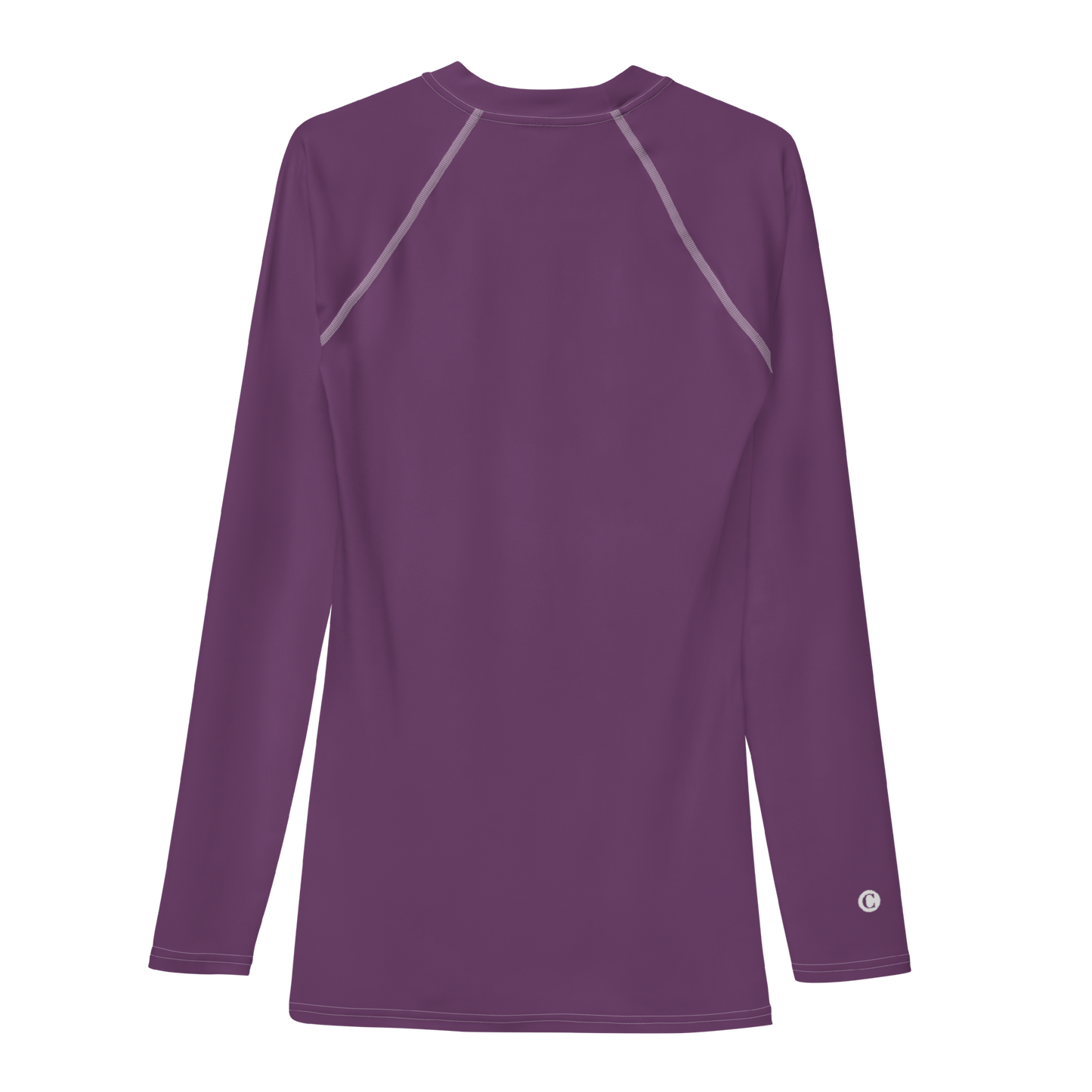 Michigan Upper Peninsula Rash Guard (w/ UP Outline) | Men's - Plum